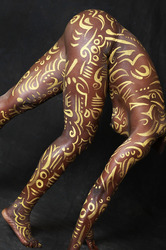 Goldornamente / Gold Ornaments Body Painting