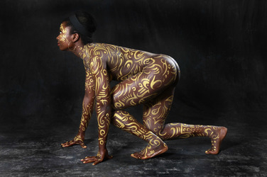 Goldornamente / Gold Ornaments Body Painting