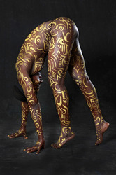 Goldornamente / Gold Ornaments Body Painting