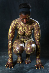 Goldornamente / Gold Ornaments Body Painting