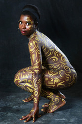 Goldornamente / Gold Ornaments Body Painting