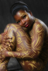 Goldornamente / Gold Ornaments Body Painting