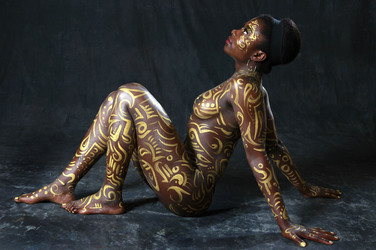 Goldornamente / Gold Ornaments Body Painting