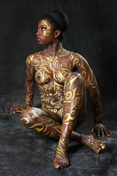 Goldornamente / Gold Ornaments Body Painting