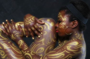 Goldornamente / Gold Ornaments Body Painting