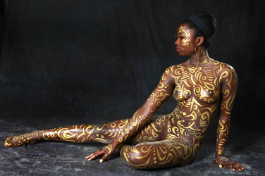 Goldornamente / Gold Ornaments Body Painting