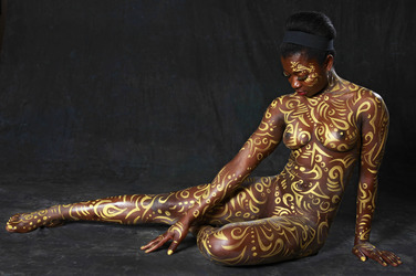 Goldornamente / Gold Ornaments Body Painting