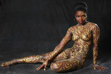 Goldornamente / Gold Ornaments Body Painting