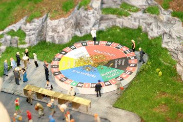 Andrea Nahles im Miniatur Wunderland, Berlin