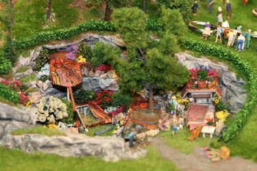 Andrea Nahles im Miniatur Wunderland, Berlin