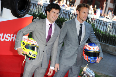 Sergio Pérez, Jenson Button