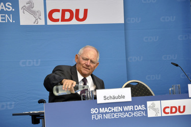 CDU Wahlkampfveranstaltung, Neustadt