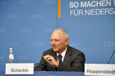 CDU Wahlkampfveranstaltung, Neustadt