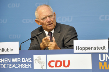 CDU Wahlkampfveranstaltung, Neustadt