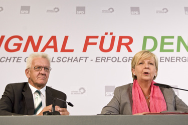 Rot-grünes Treffen der Spitzenkandidaten und Minsterpräsidenten, Berlin