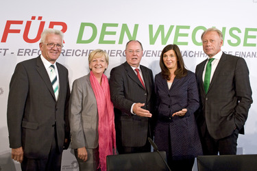 Rot-grünes Treffen der Spitzenkandidaten und Minsterpräsidenten, Berlin
