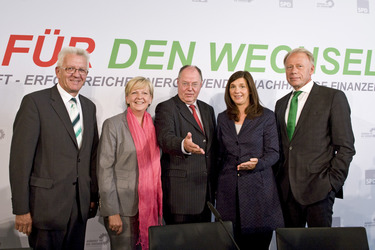 Rot-grünes Treffen der Spitzenkandidaten und Minsterpräsidenten, Berlin