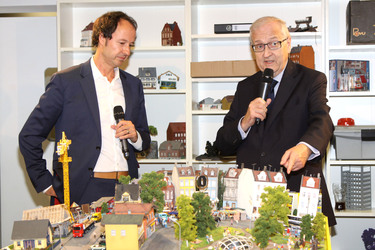 Rainer Brüderle im Miniatur Wunderland, Hamburg