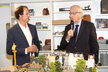 Rainer Brüderle im Miniatur Wunderland, Hamburg