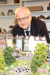 Rainer Brüderle im Miniatur Wunderland, Hamburg