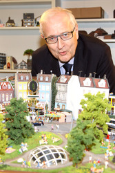 Rainer Brüderle im Miniatur Wunderland, Hamburg