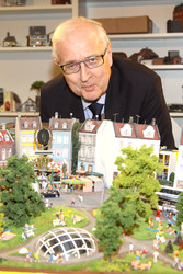 Rainer Brüderle im Miniatur Wunderland, Hamburg