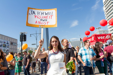 'Freiheit statt Angst 2013' Demonstration, Berlin