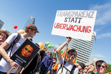 'Freiheit statt Angst 2013' Demonstration, Berlin
