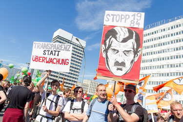 'Freiheit statt Angst 2013' Demonstration, Berlin