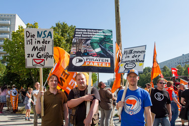 'Freiheit statt Angst 2013' Demonstration, Berlin