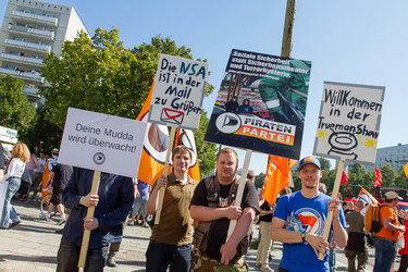 'Freiheit statt Angst 2013' Demonstration, Berlin