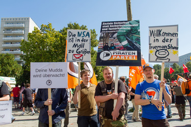 'Freiheit statt Angst 2013' Demonstration, Berlin