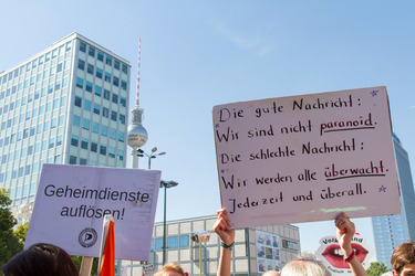 'Freiheit statt Angst 2013' Demonstration, Berlin