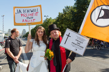 'Freiheit statt Angst 2013' Demonstration, Berlin