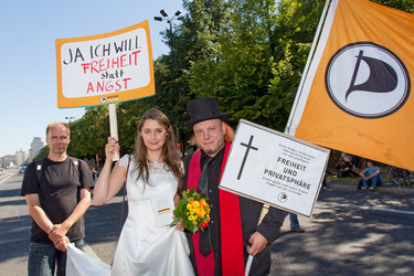 'Freiheit statt Angst 2013' Demonstration, Berlin