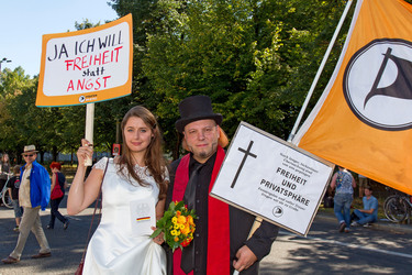 'Freiheit statt Angst 2013' Demonstration, Berlin