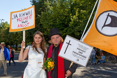 'Freiheit statt Angst 2013' Demonstration, Berlin