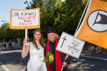 'Freiheit statt Angst 2013' Demonstration, Berlin