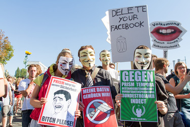'Freiheit statt Angst 2013' Demonstration, Berlin