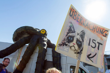 'Freiheit statt Angst 2013' Demonstration, Berlin