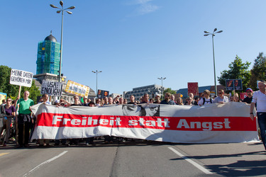 'Freiheit statt Angst 2013' Demonstration, Berlin