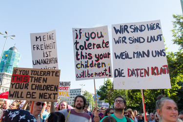 'Freiheit statt Angst 2013' Demonstration, Berlin