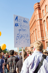 'Freiheit statt Angst 2013' Demonstration, Berlin