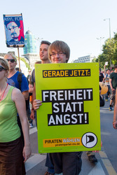 'Freiheit statt Angst 2013' Demonstration, Berlin