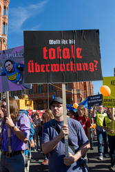 'Freiheit statt Angst 2013' Demonstration, Berlin