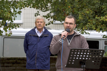 NPD Kundgebung in Hellersdorf, Berlin