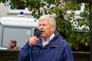 NPD Kundgebung in Hellersdorf, Berlin