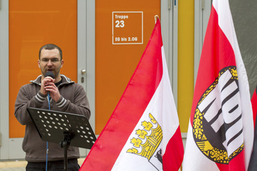 NPD Kundgebung in Hellersdorf, Berlin