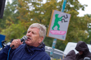 NPD Kundgebung in Hellersdorf, Berlin