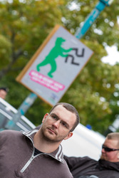 NPD Kundgebung in Hellersdorf, Berlin